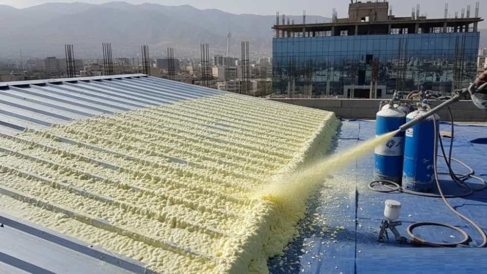 اسپری فوم پلی یورتان بیگ پول مناسب عایق کاری در تهران